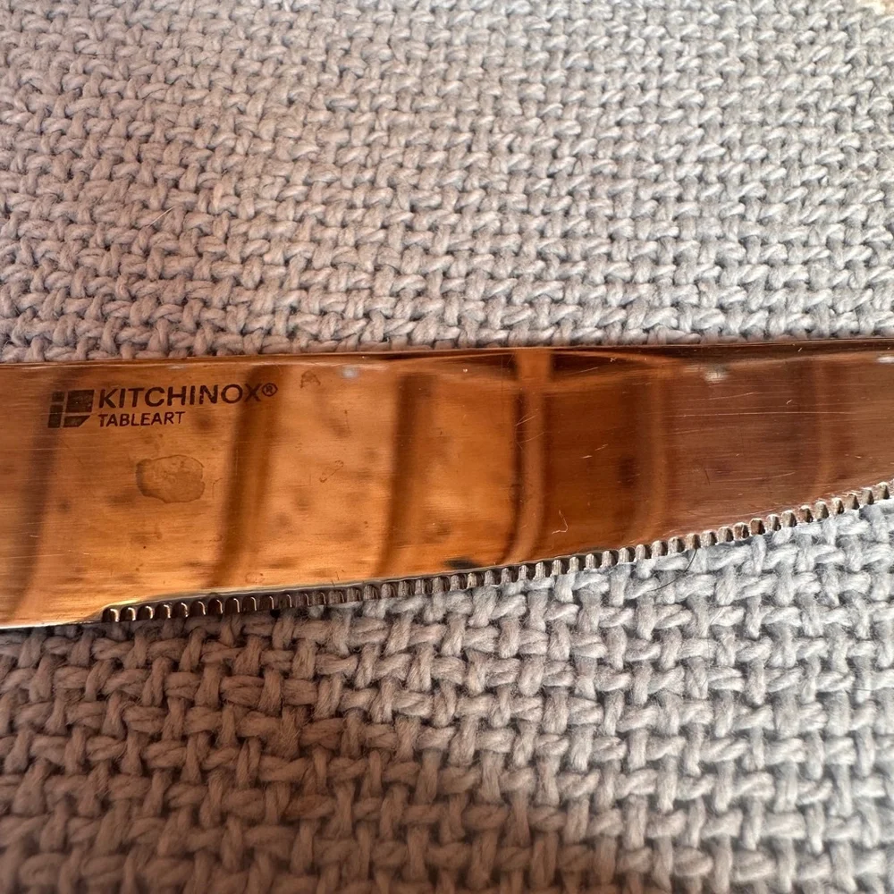 EUC Kitchinox Tableart Seaport Dinner Knife Flatware Silverware Lot Of 4